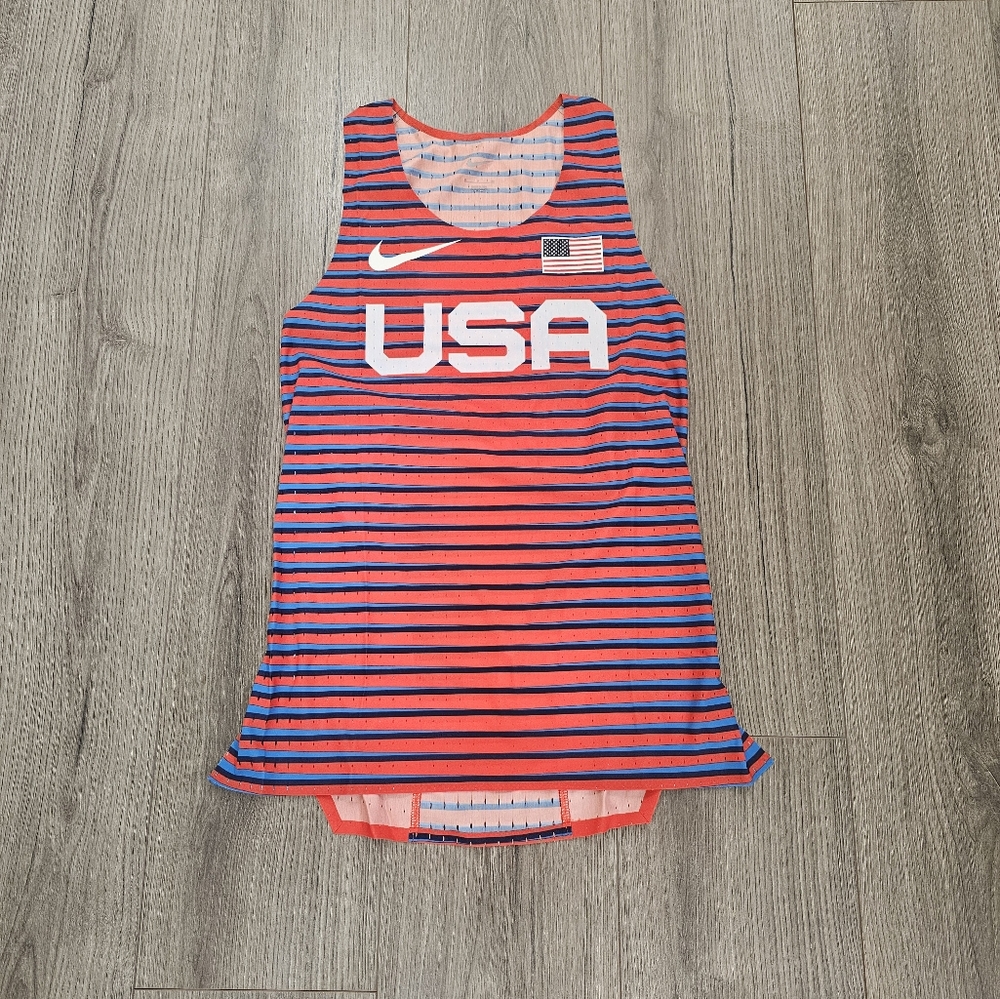 Nike 2023 Team USA Pro Elite Track Singlet Tank Top Mens Large